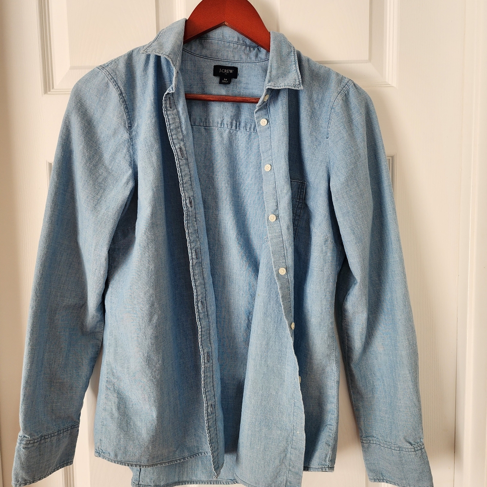 J. Crew Light Blue Button Down Shirt - Classic!